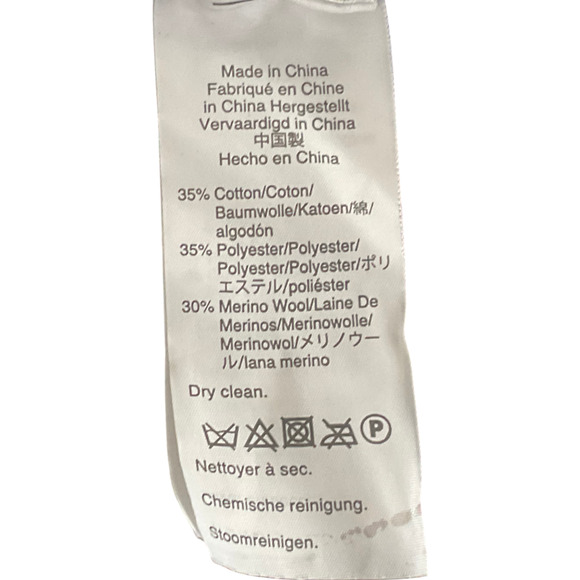 J. Crew Women's Medium Black Cardigan Sweater Knit Pockets Long Knit Winter - Picture 8 of 9